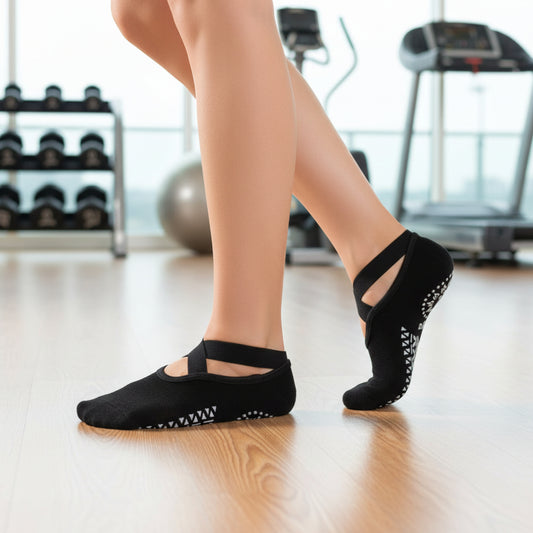 Cross Belt Yoga Socks