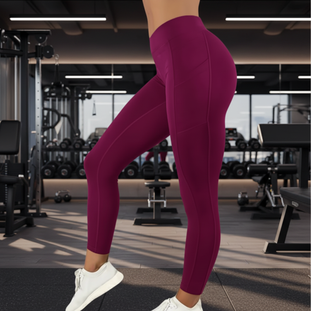 Women's Solid Colour Fitness Leggings