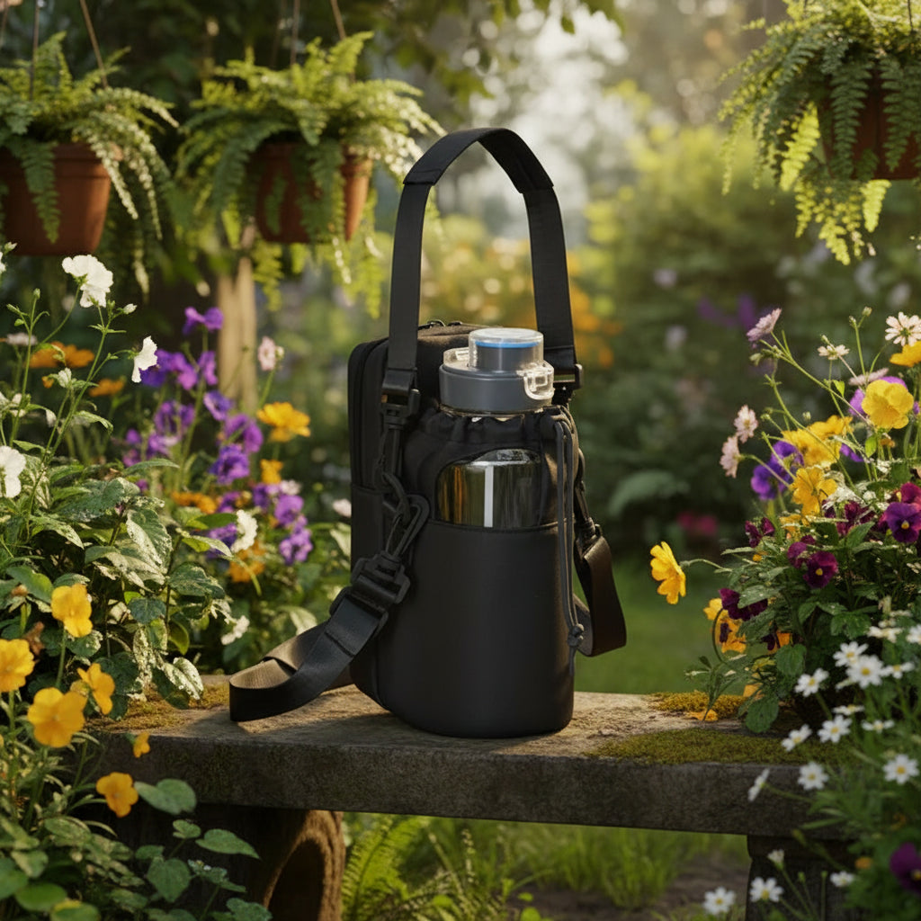 Insulated Water Bottle Carrier Bag