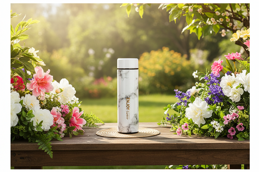 Marble Insulated Water Bottle – 500ml