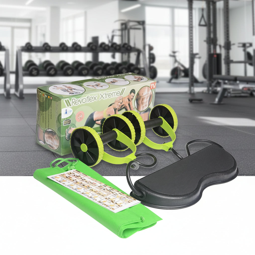 Ab Workout Trainer with Resistance Tube