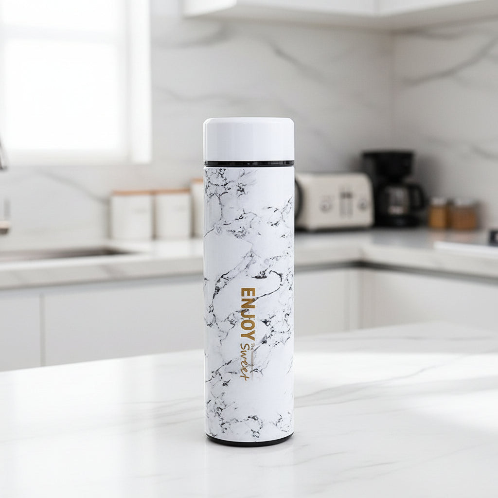 Marble Insulated Water Bottle – 500ml
