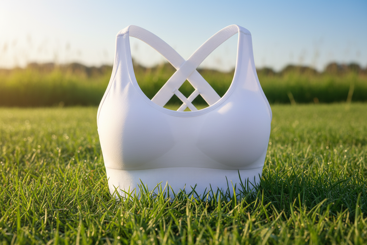 Cross Back Shockproof Sports Bra
