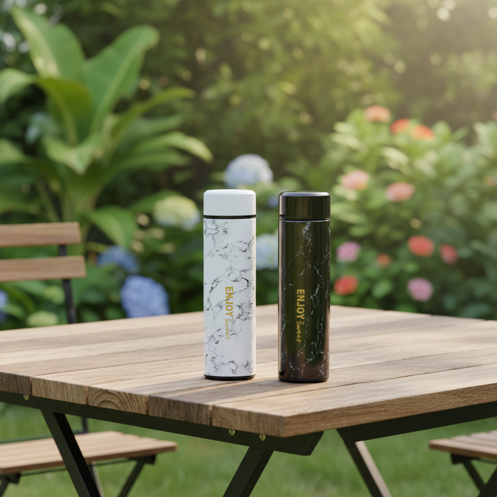 Marble Insulated Water Bottle – 500ml