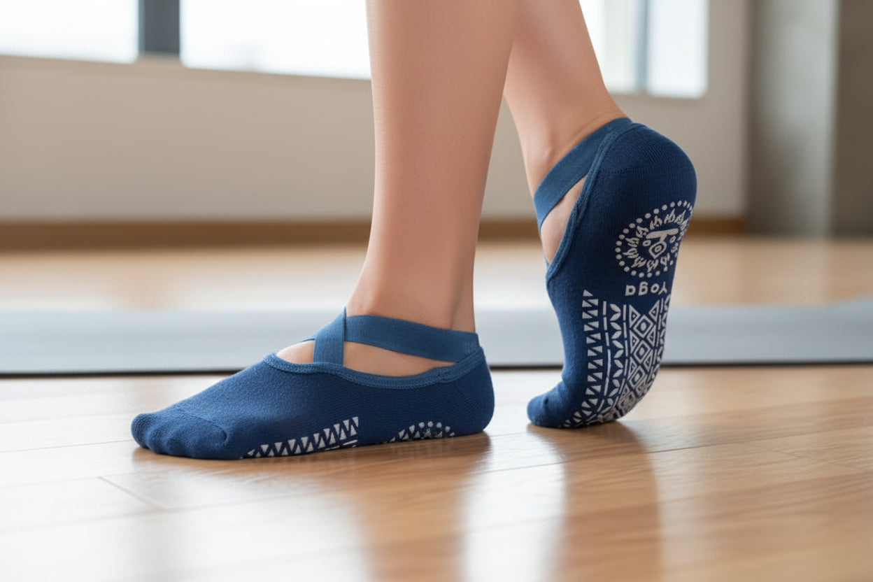 Cross Belt Yoga Socks