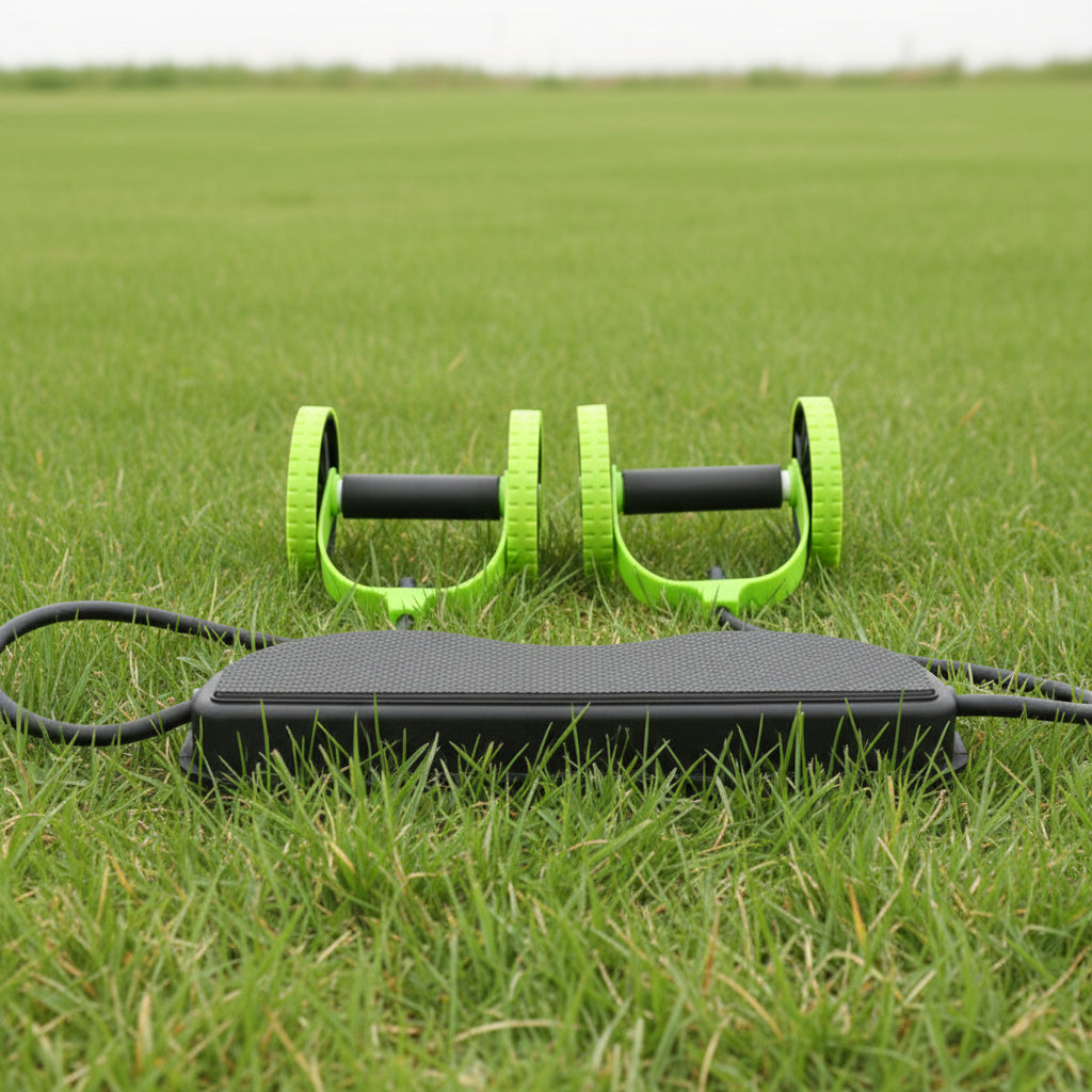 Ab Workout Trainer with Resistance Tube